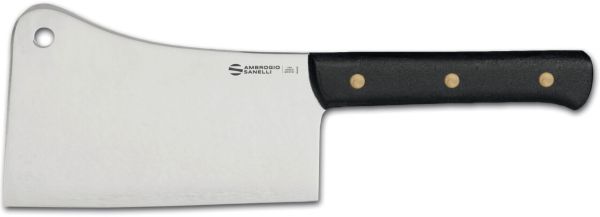 Mannaia - Falcetta - Falce da macellaio con codolo Intero Peso Kg. 1,3 cm. 22 Linea Supra di Ambrogio Sanelli