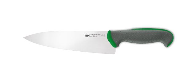 Coltello da cucina cm. 20 manico verde Linea Tecna di Ambrogio Sanelli