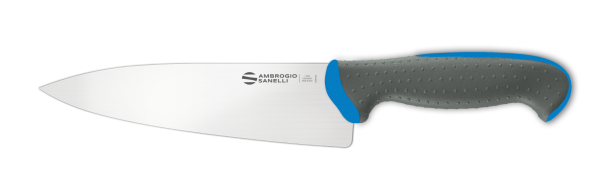 Coltello da cucina cm. 16 manico blu Linea Tecna di Ambrogio Sanelli