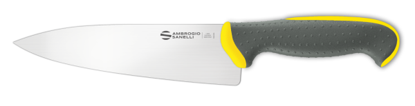 Coltello cucina lama cm. 16 manico giallo Linea Tecna di Ambrogio Sanelli