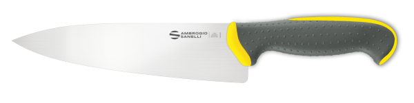 Coltello da cucina cm. 20 manico giallo Linea Tecna di Ambrogio Sanelli