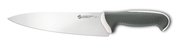 Coltello trinciante cuoco cm. 24 manico bianco Linea Tecna di Ambrogio Sanelli