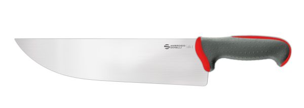 Coltello affettare lama cm. 30 manico rosso Linea Tecna di Ambrogio Sanelli