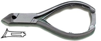 Tronchese per unghie con taglio frontale