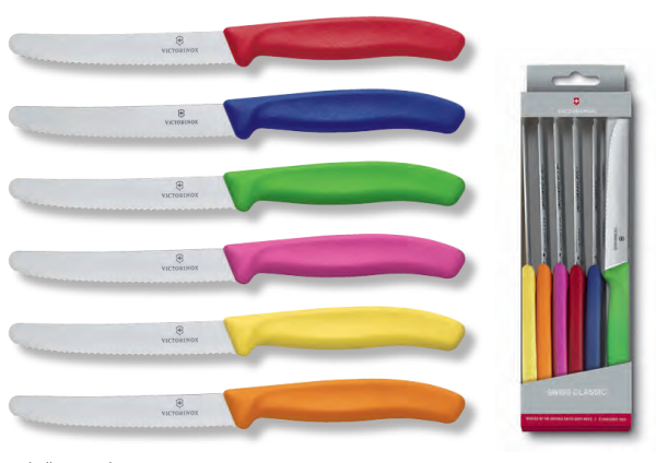 Set 6 pz. Coltelli Swiss Classic Colors di Victorinox