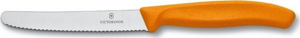 Coltello Tavola ondulato Victorinox manico Arancione