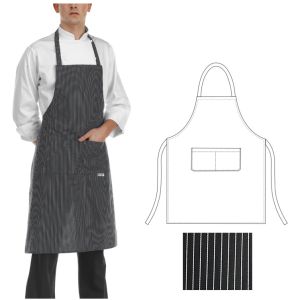 Grembiule con pettorina GESSATO