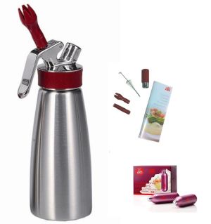 Sifone 0,5 litri iSi Gourmet Whip Plus + 10 cartucce